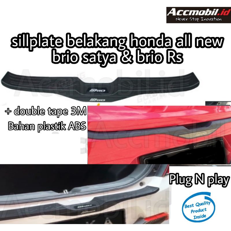 New sillplate belakang all new brio satya dan brio rs
