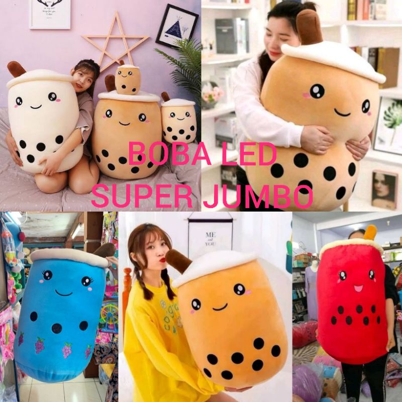 Boneka Boba Led Super Jumbo Halus Lembut Premium