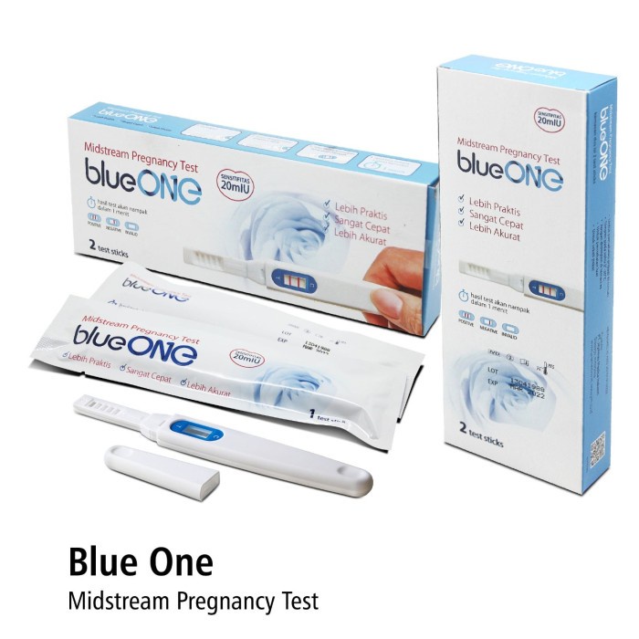 Blue One Midstream Pregnancy Test
