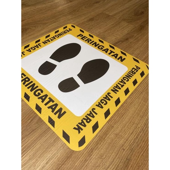 

➸ Sticker lift jaga jarak ❁