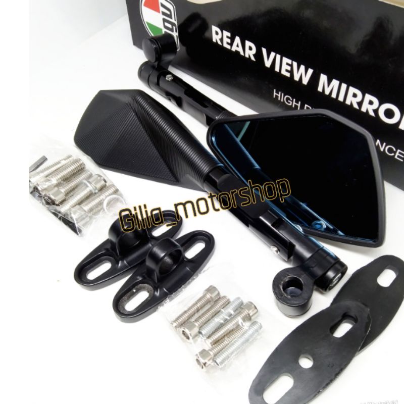 Spion Tomok AGV ORI V5 Full CNC Variasi Universal Motor Nmax PCX Vario Scoopy Beat Vespa dll