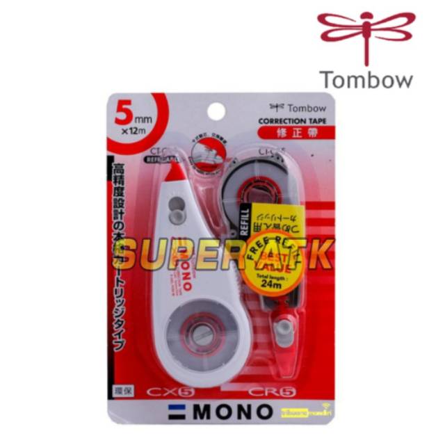 

Correction Tape Tombow CT-CX5CR5 + Free Refill