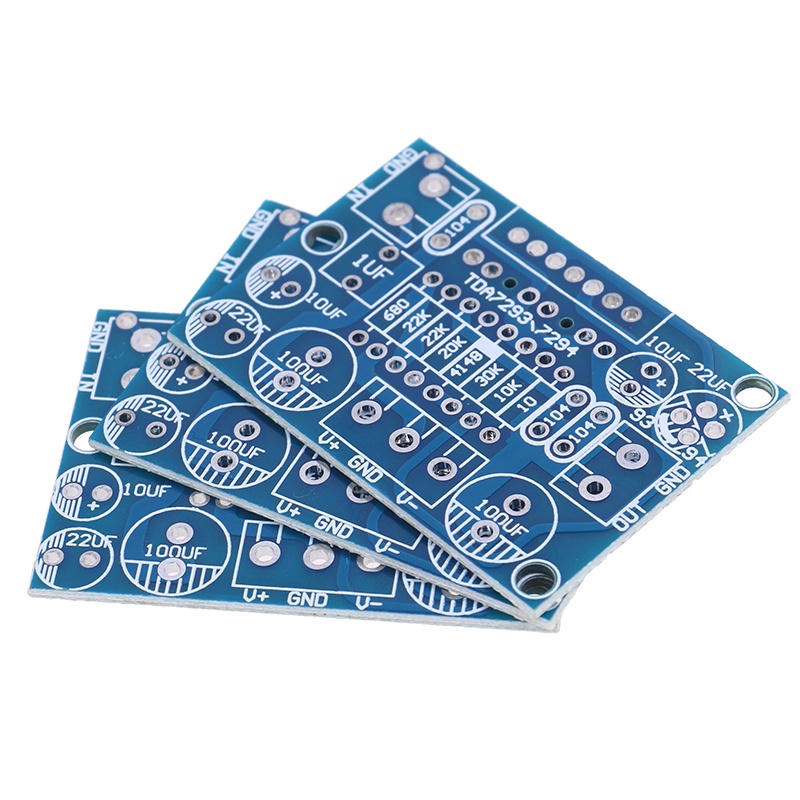 3pcs Papan Sirkuit PCB Bare Amplifier Mono Channel TDA7293