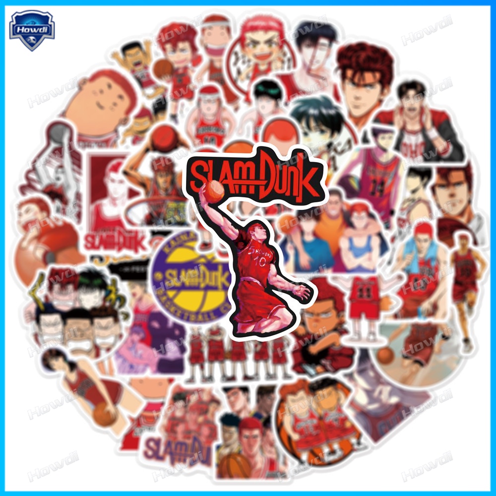 Stiker SLAM DUNK Tahan Air Untuk Helm Motormobil