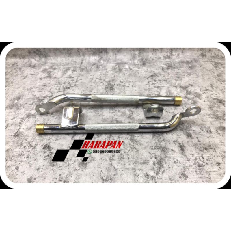 Begel panjang Honda CB ful besi motif bubut kartel crum