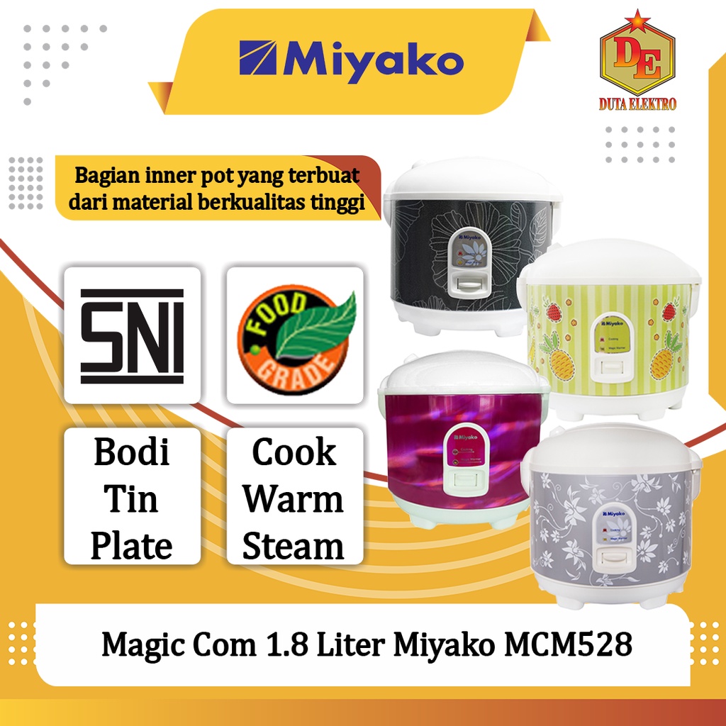 Magic Com 1,8 Liter Miyako MCM 528