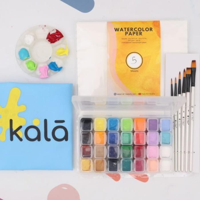 

Gouache Painting Kit - Starter Pack Murah Meriah Ready