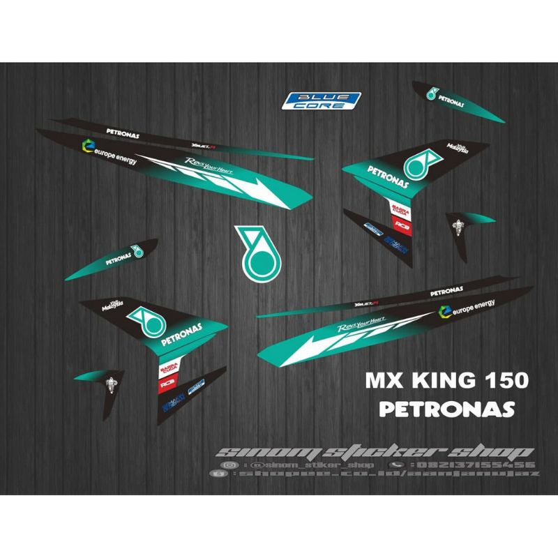 Striping Variasi MX King Petronas