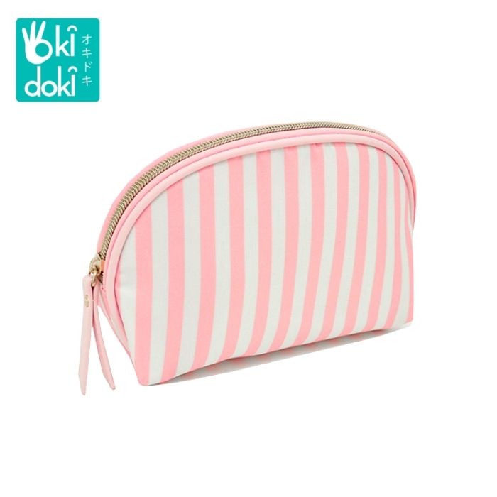 OKIDOKI Cosmetic Bag Strip Pn Wh Bpol0117-M175-2 - Tas Make Up