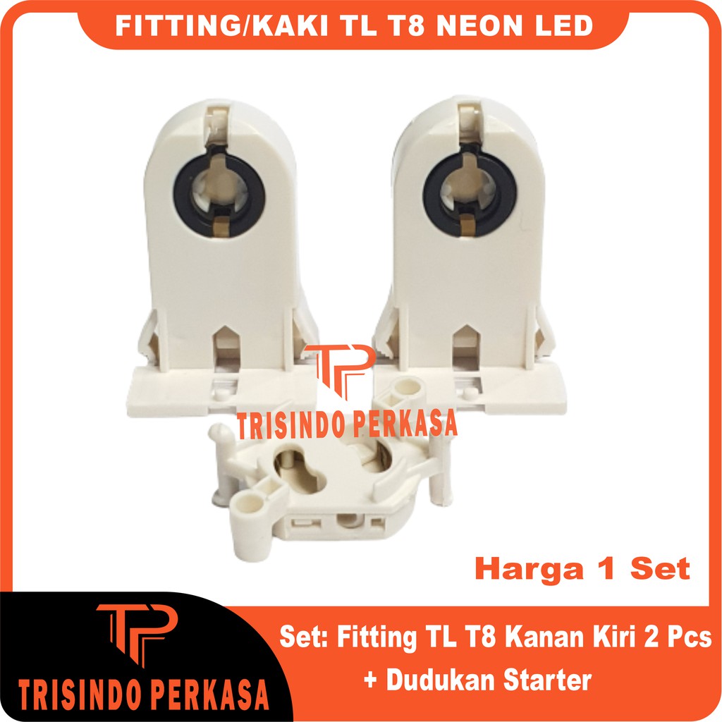 Fitting TL Kaki TL Neon LED Fiting lampu T8 + DUDUKAN STARTER