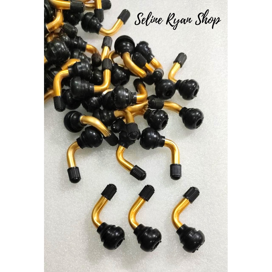 Pentil Tubless Sepeda Listrik / SELIS Model Bengkok Tipe PVR-50