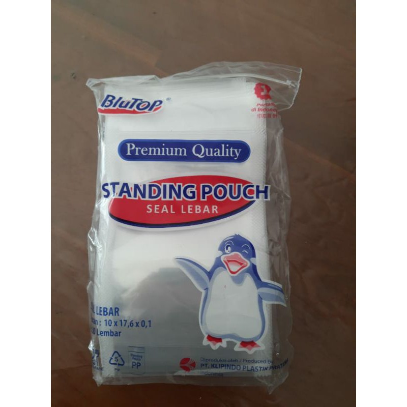 Standing Pouch 14x22 / standing pouch blutop 14x22