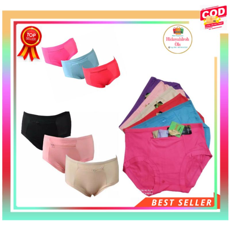 CD Celana Dalam Saku Wanita bahan Halus