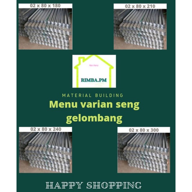 atap seng gelombang murah berkualitas