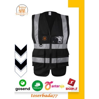 Rompi K3 / Rompi Safety / Rompi Proyek (Hitam)