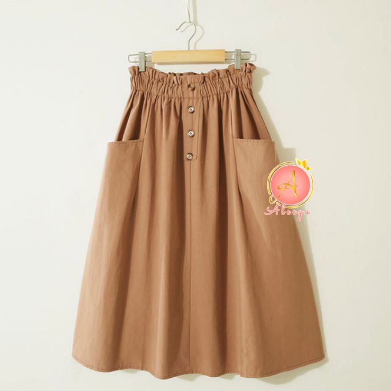 ALEEYA Rok Suede  7/8 / Jasmine Midi Skirt Suede (2517)