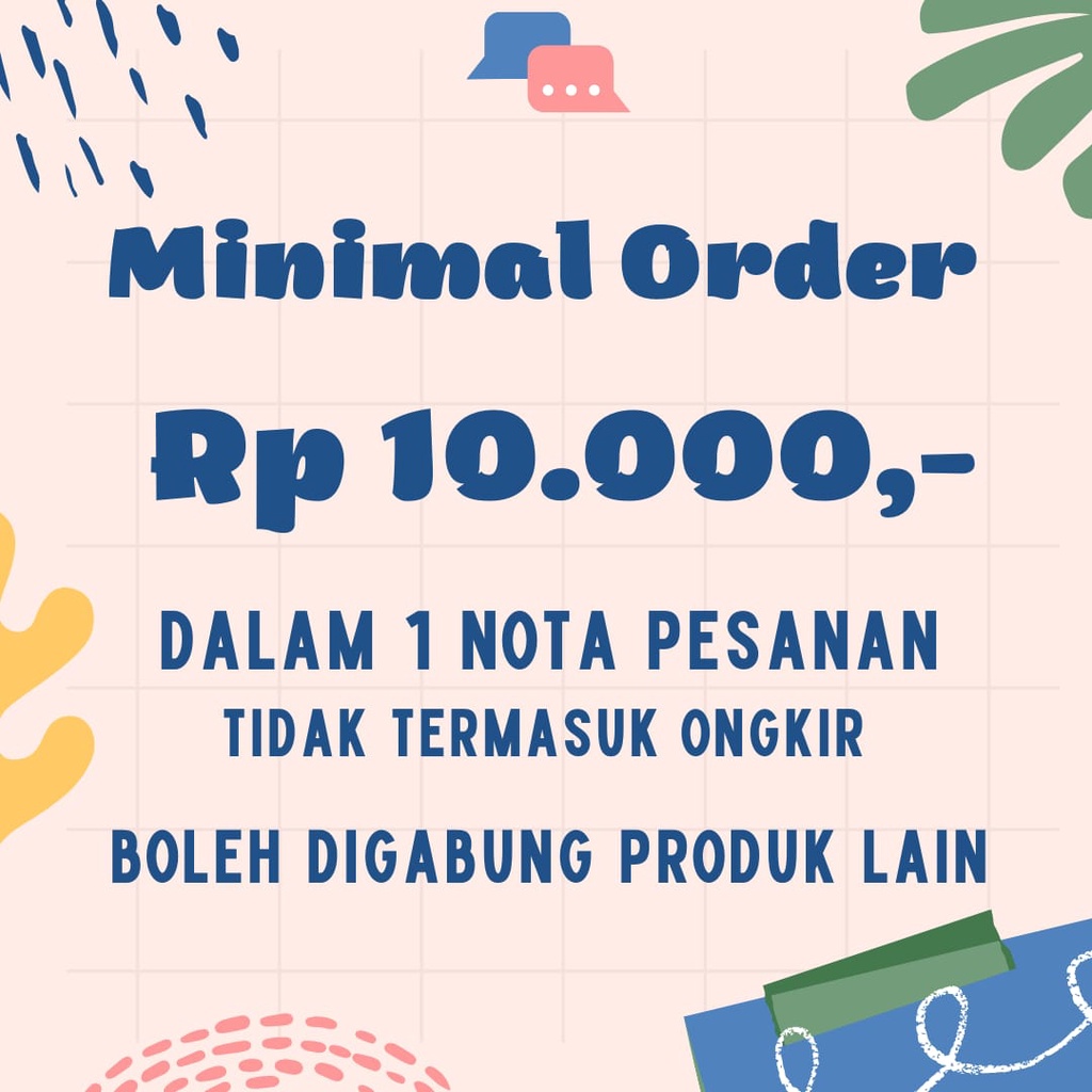

Tambahan Harga Satuan / Ecer untuk Orderan DI BAWAH MINIMAL ORDER Souvenir Murahe Charge Souvenir Murahe