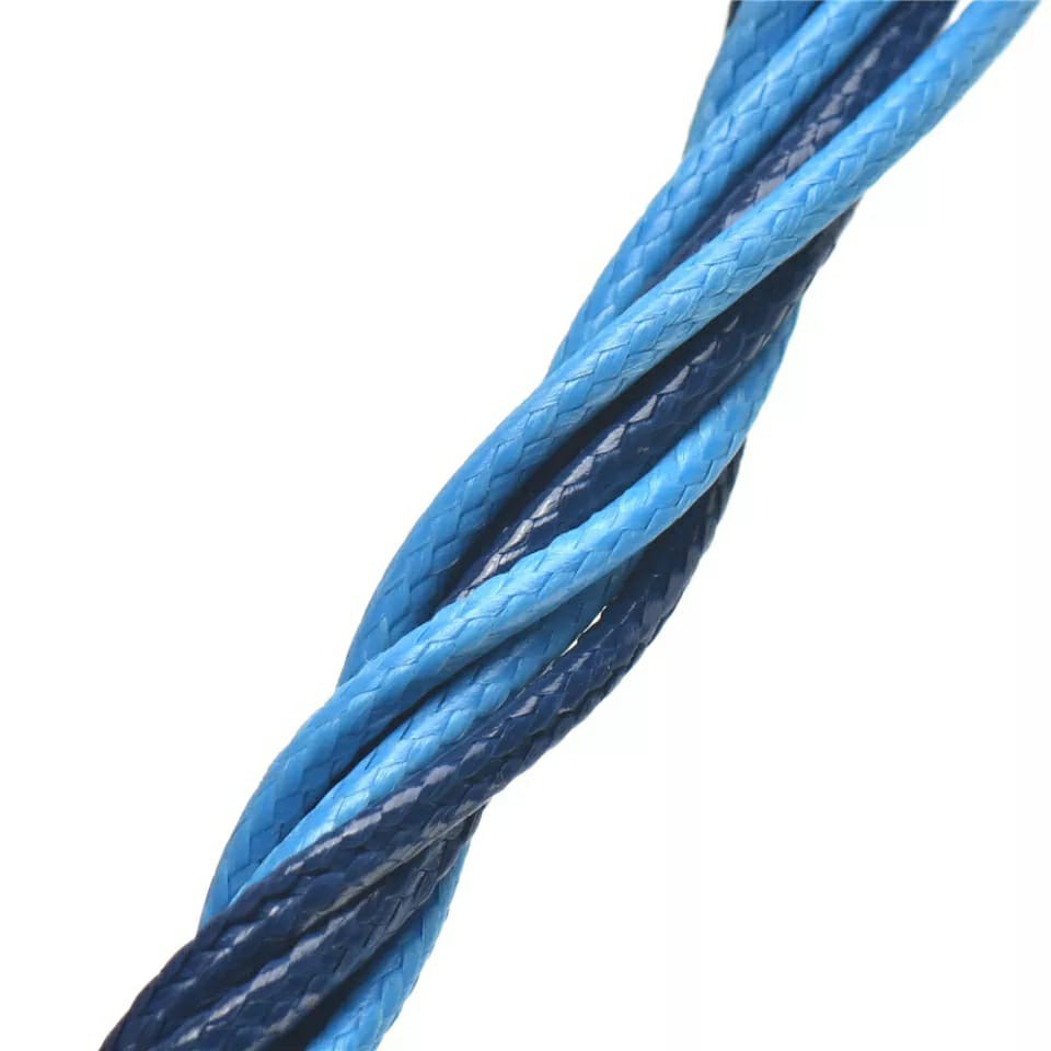 Tali Korea Wax Cord/Tali Kulit Korea/Tali Gelang Glossy Korea Untuk DIY uk 0.5-1.0mm Harga/2 Meter