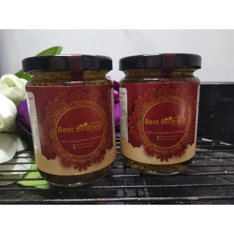 

Best birdnest (yanwo - sarang walet) Honey Rock Sugar ready to Drink 225 ml