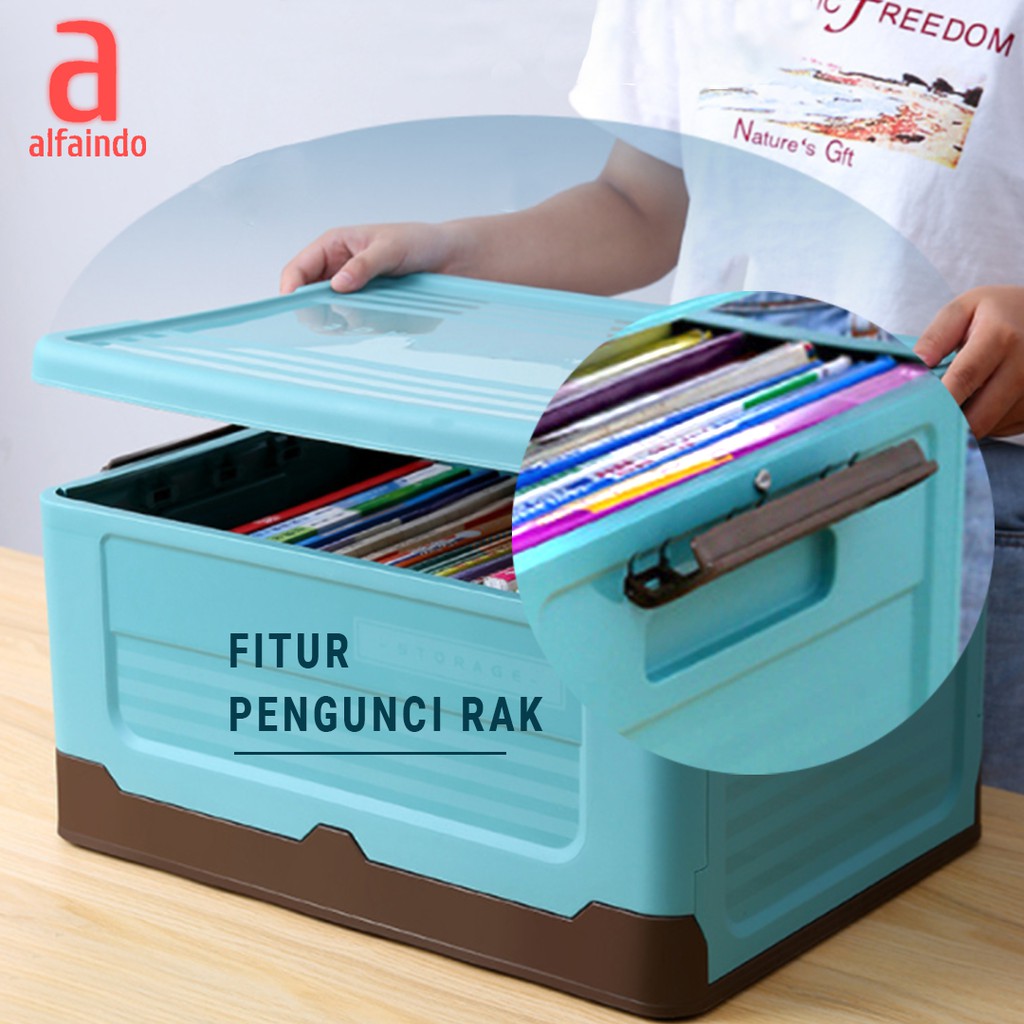 Kotak Penyimpanan Plastik Box Container Lipat Serbaguna SMALL Portable Kotak Organizer BC001