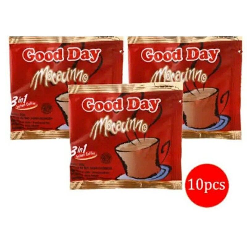 mGOOD DAY MOCCACINO sachet 20 gram Renceng ( ISI 10)