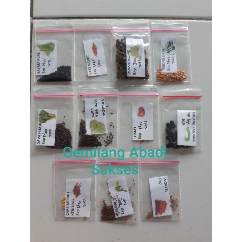 Benih Sayuran Benih Sayuran Repack Benih Sayuran Murah Hidroponik-1
