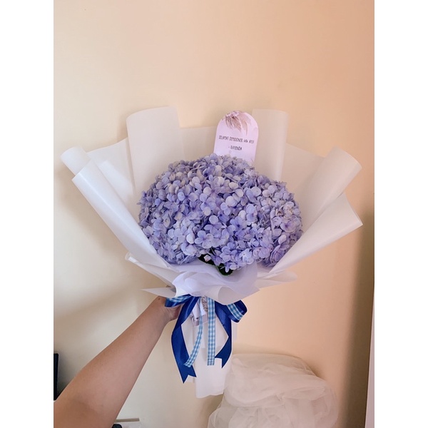 HYDRANGEA BOUQUET - MEDIUM (FRESH/ASLI)