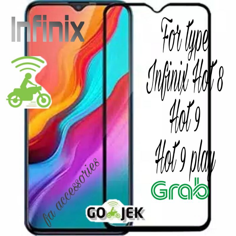 FA TEMPERED GLASS 5D 9D INFINIX HOT 8 9 9play 10 10S 11 11s 11play SMART 5 3 3PLUS S4 S5 PRO NOTE 8 12 12PRO 12VIP VIP PRO PLUS PLAY S