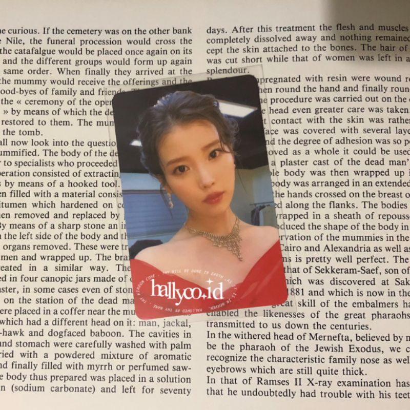 Photocard iu celebrity official