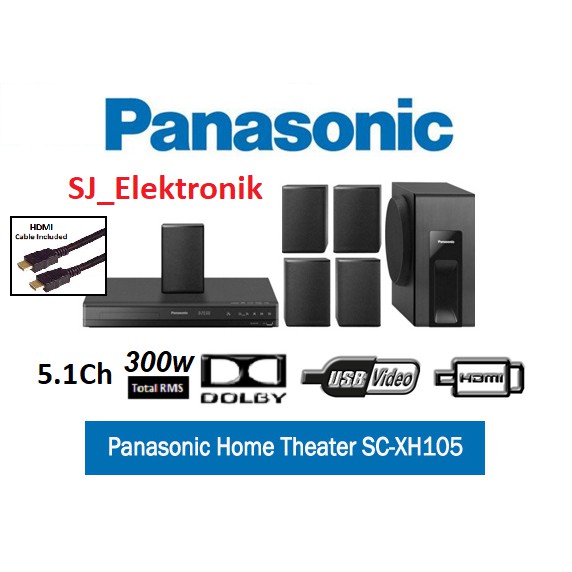 panasonic xh105 hdmi home theatre