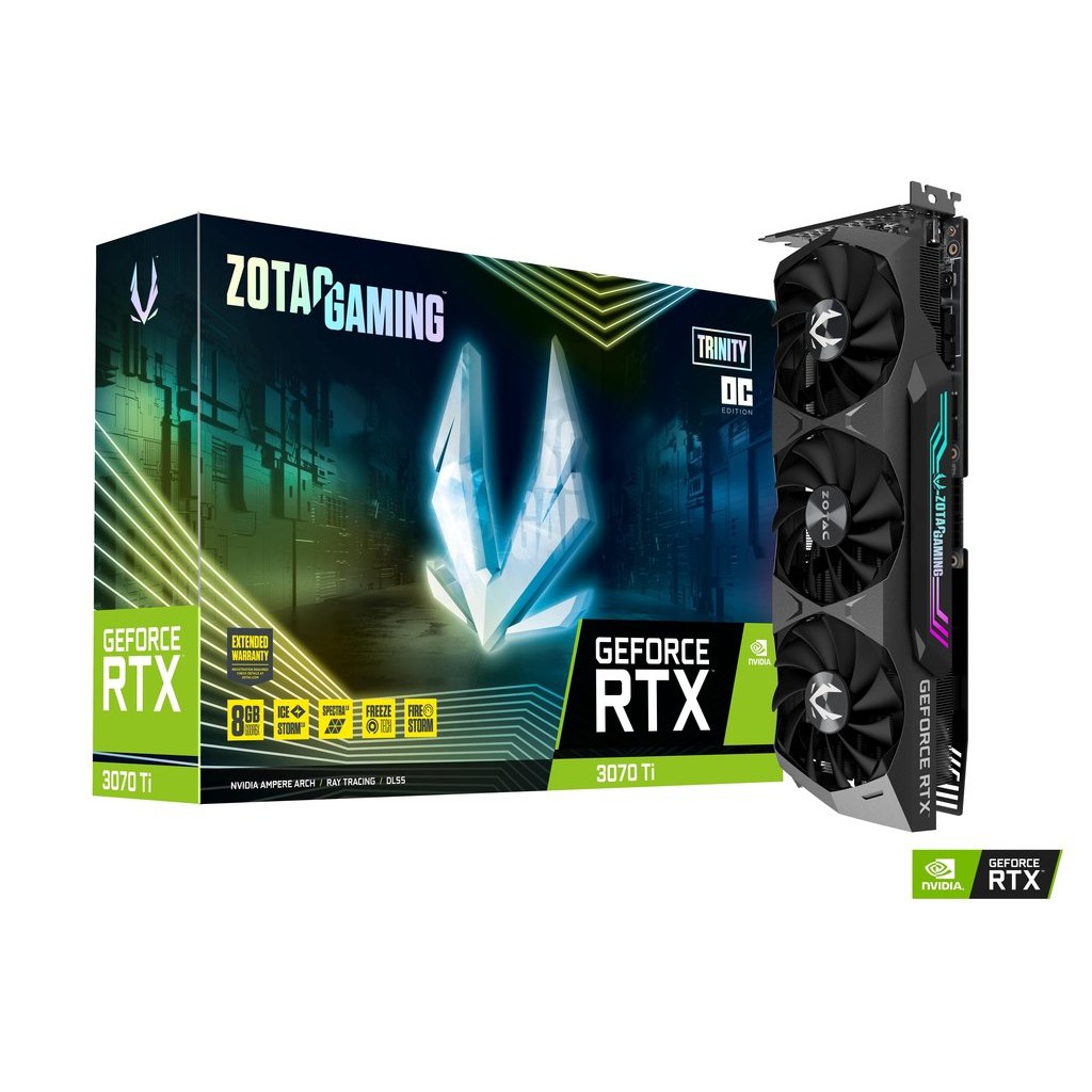 VGA ZOTAC RTX 3070 Ti TRINITY OC - 8GB DDR6X Nvidia Geforce 3070Ti