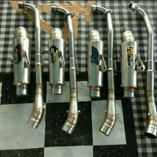 Knalpot JRM Drag Race Jupiter Z Supra Karisma Revo Blade Vega C70 Shogun Astrea Grand-1