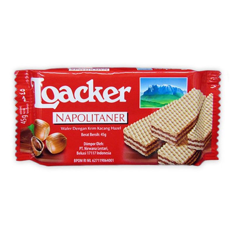 Loacker clasic Napolitaner / cremakakao 45 gram