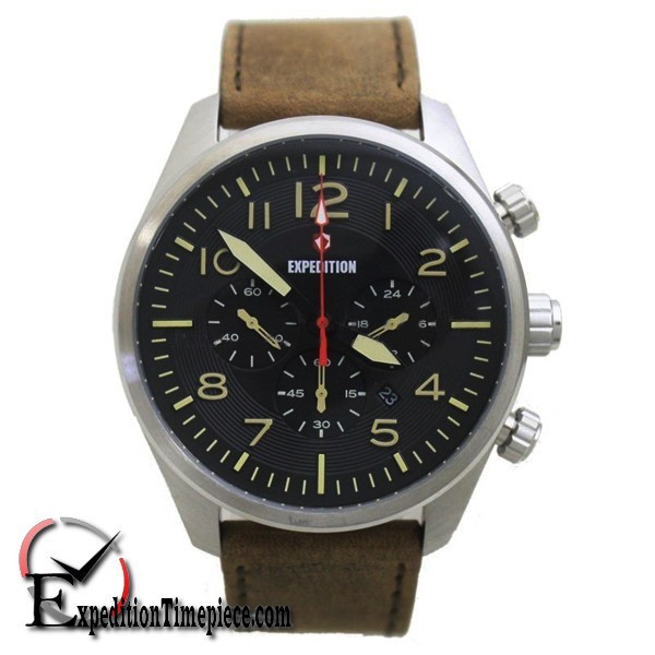 Jam Tangan Expedition E 6670 M Silver Black Brow