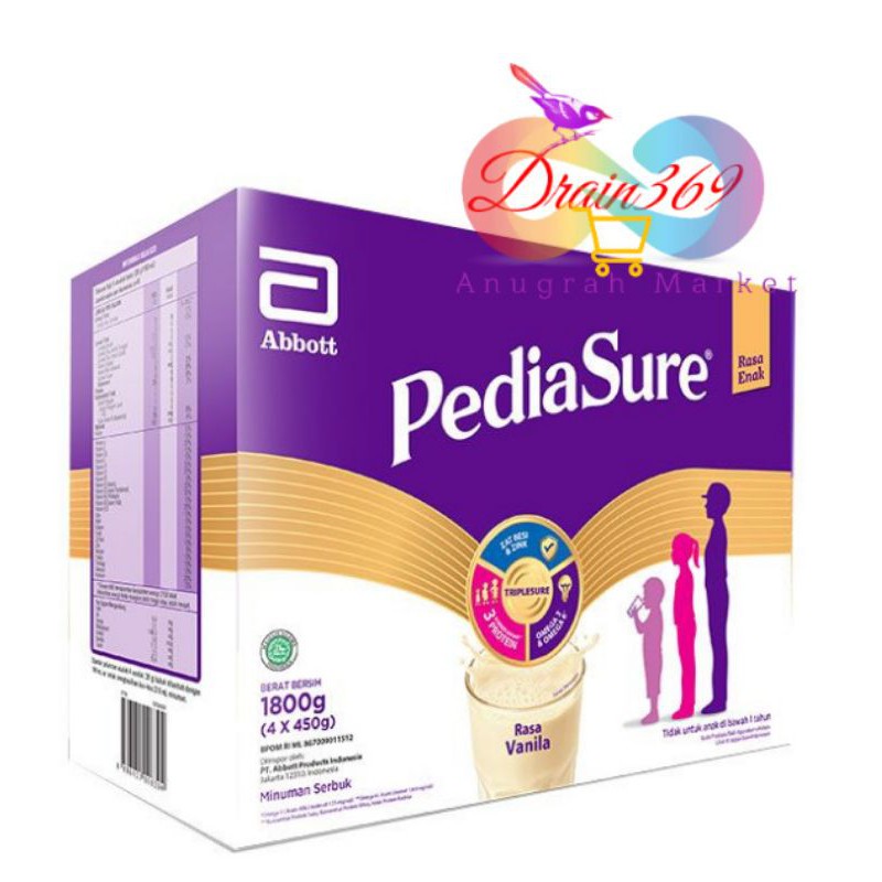 

PEDIASURE TRIPLESURE VANILA 1800GR