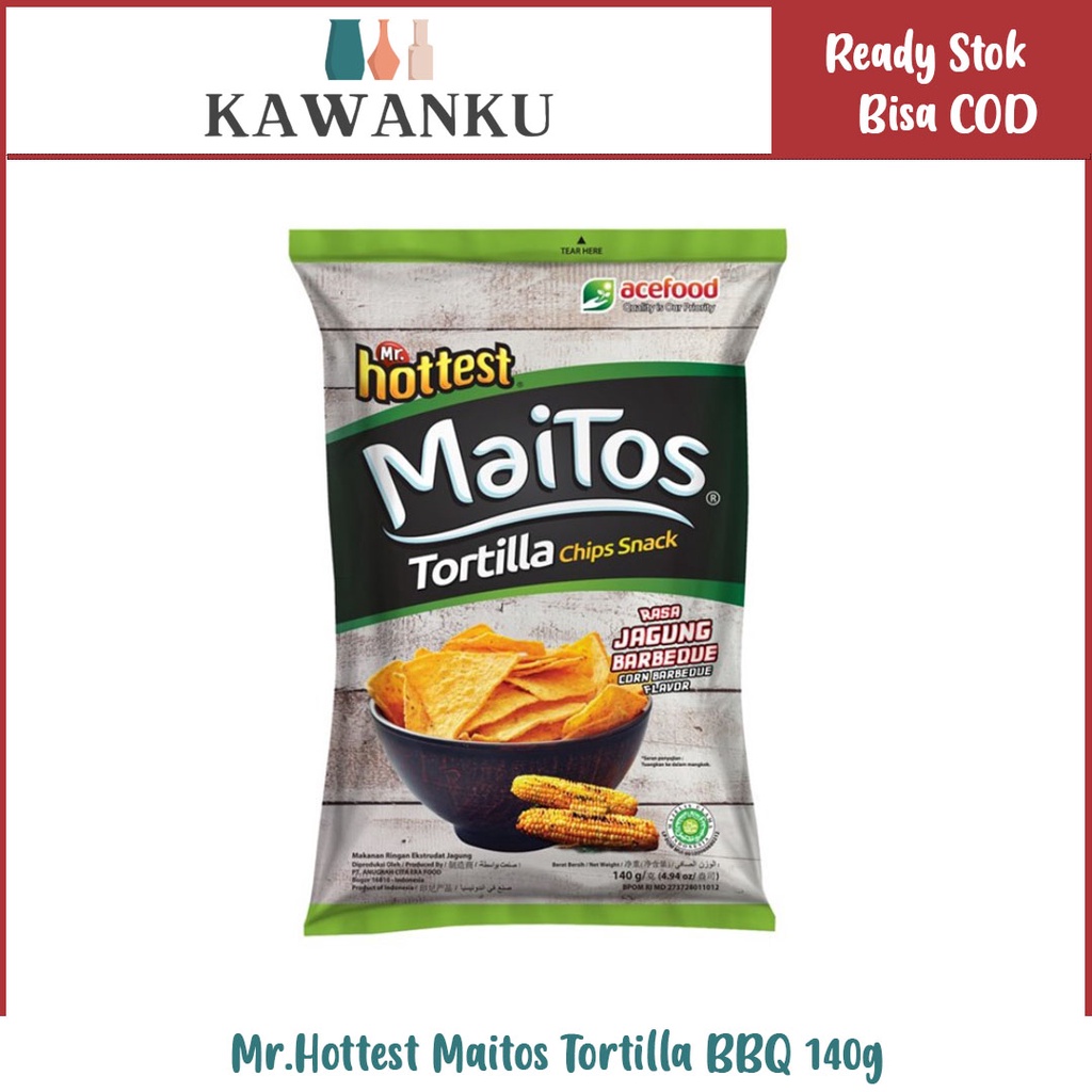 

Mr.Hottest Maitos Tortilla BBQ 140g