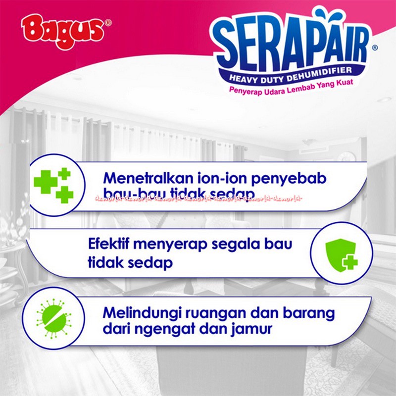 Bagus Serapair 4pcs Gel Penyerap Udara Lembab Jamur  Yang Kuat Serap Air