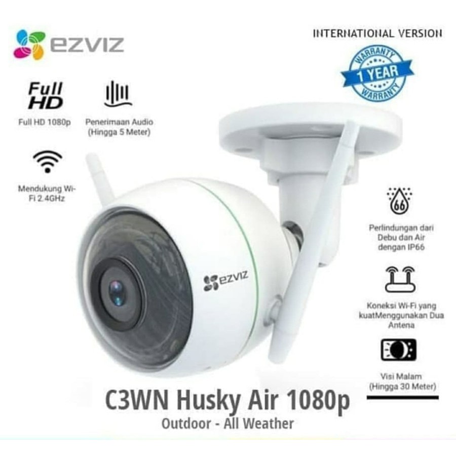 Ezviz C3WN Husky Air Full HD 1080P Smart IP Camera Outdoor Kamera CCTV