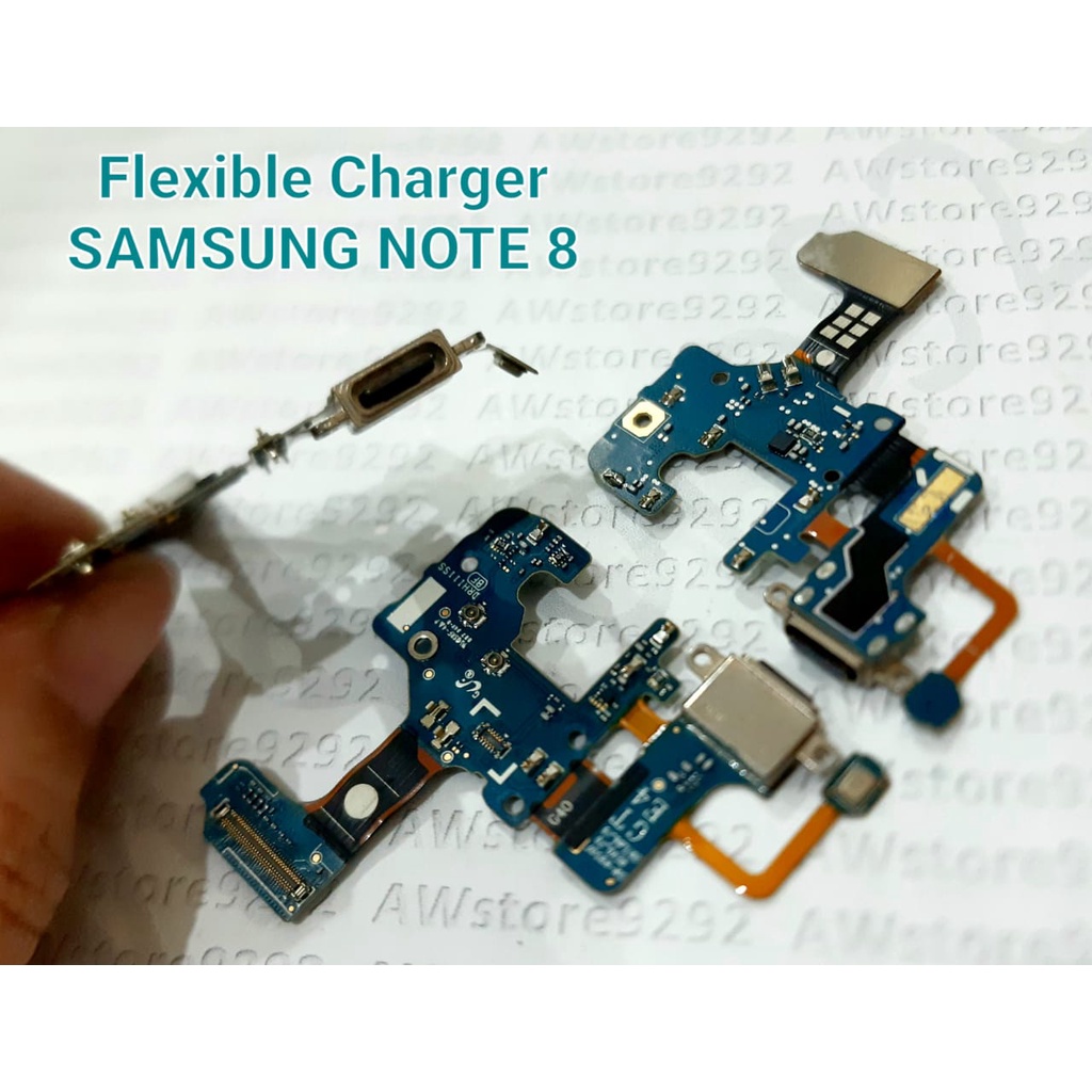 Flexible Papan PCB Con Cas Fleksibel Konektor Charger SAMSUNG NOTE 8 N950F