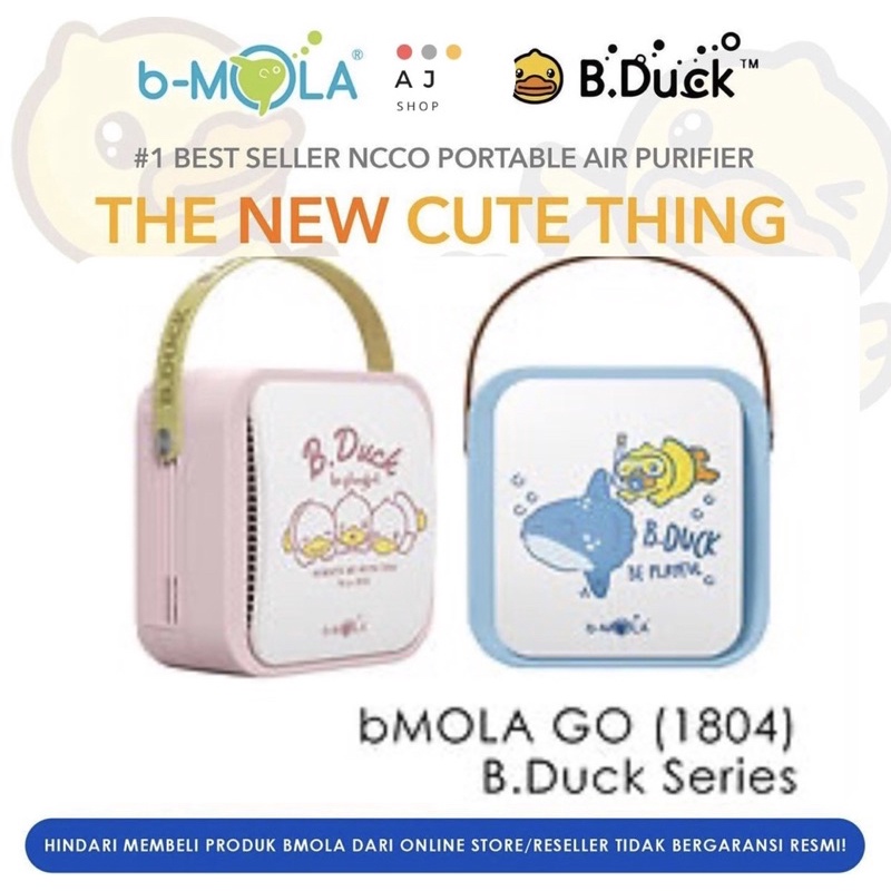 b-MOLA Bmola GO B-Duck - Portable Air Purifier