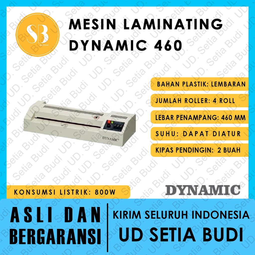 Mesin Laminating Dynamic 460 Asli dan Bergaransi