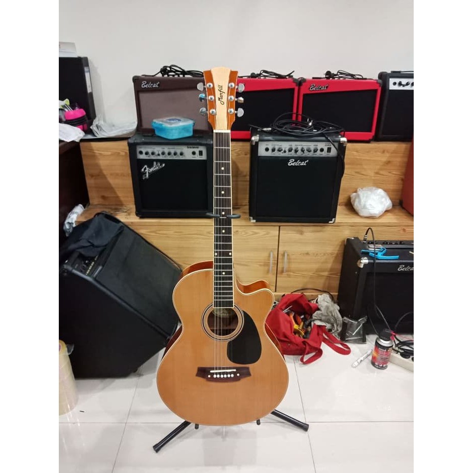 Gitar Akustik Elektrik Marfill Fc490 Cole Clark Tuner Ori