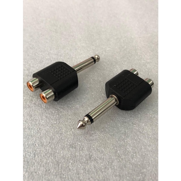 Converter Jack AKAI MONO To 2 Cover RCA Plastik