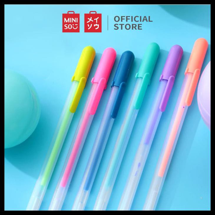 

Miniso Pulpen Gel Seri Permen Pelangi