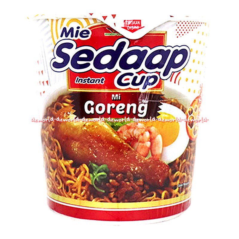 

Mie Sedaap Instant Cup mie Goreng sedap cup Mi 77gr goreng dalam Cup Sedaap