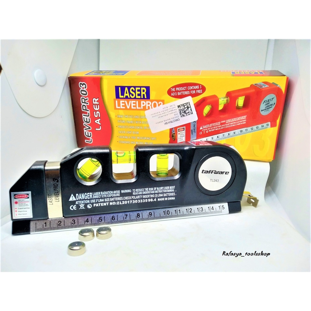LASER WATERPASS DIGITAL/PENGGARIS LASER WATERPASS METERAN LASER 250CM