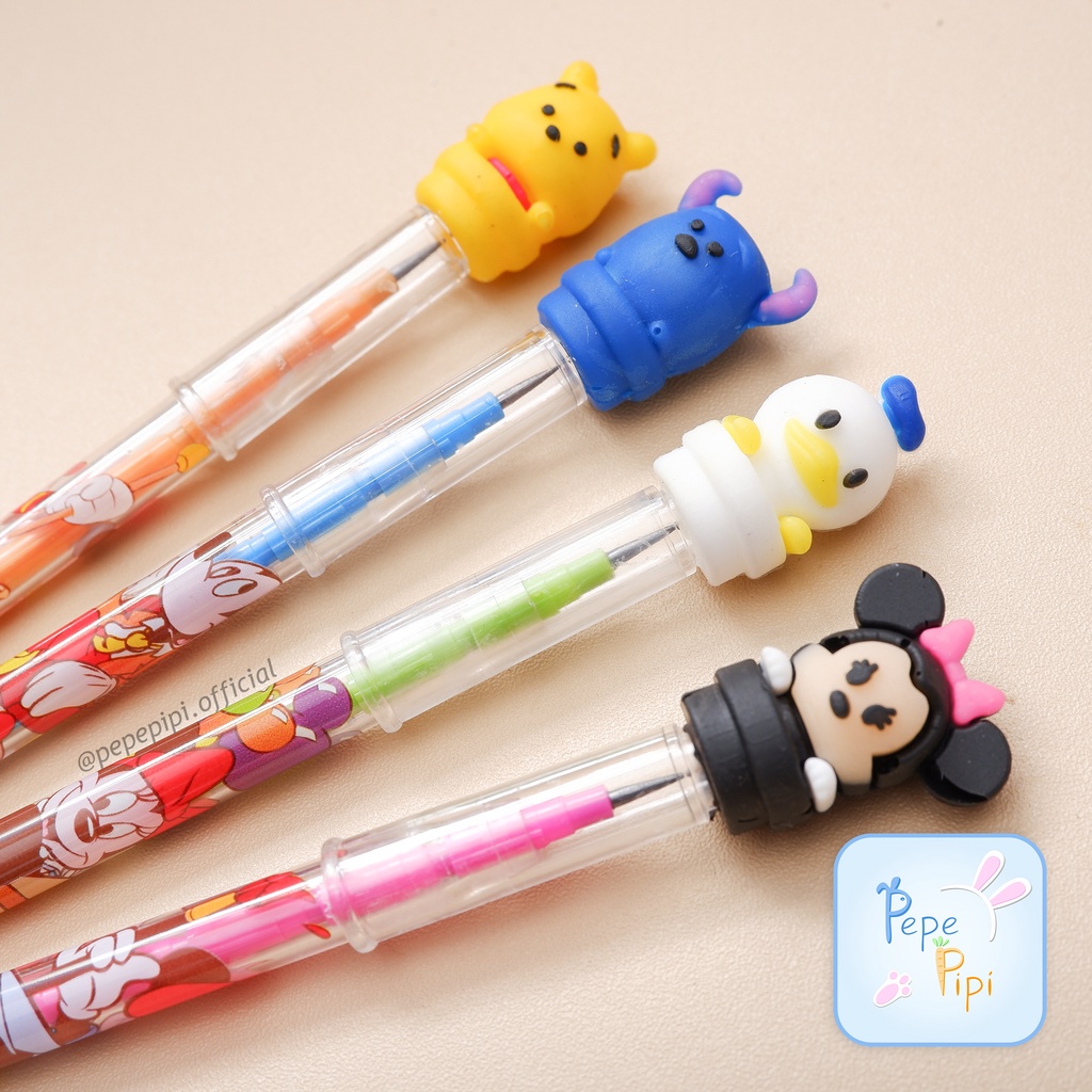 Pensil Tsum Peluru Lantu Susun Bensia Refill Isi Minnie Pooh Donal Donald Sullivan