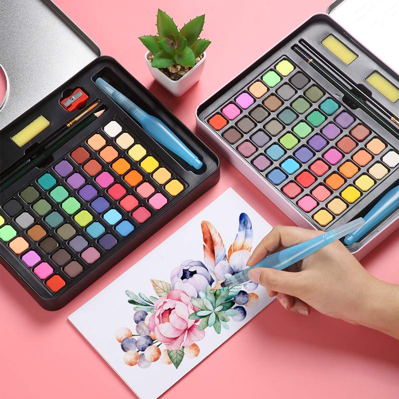 99K Solid Watercolor Paint Pen Set