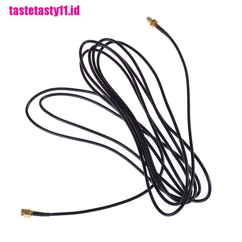 (TTID) Adaptor Konektor Kabel Coaxial SMA Male Ke Female Panjang 10M