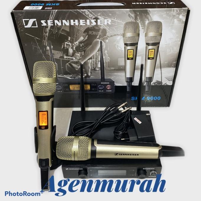 MIC WIRELESS SENNHEISER SKM9000 WIRELESS MIC SKM 9000 2 CHANNEL